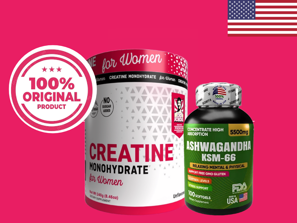 CREATINA + ASHWAGANDA KSM - 66