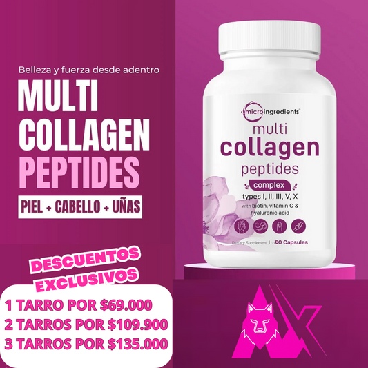💖 Colágeno I, II,IIV,V,X + vitaminas: la fórmula completa que sí funciona